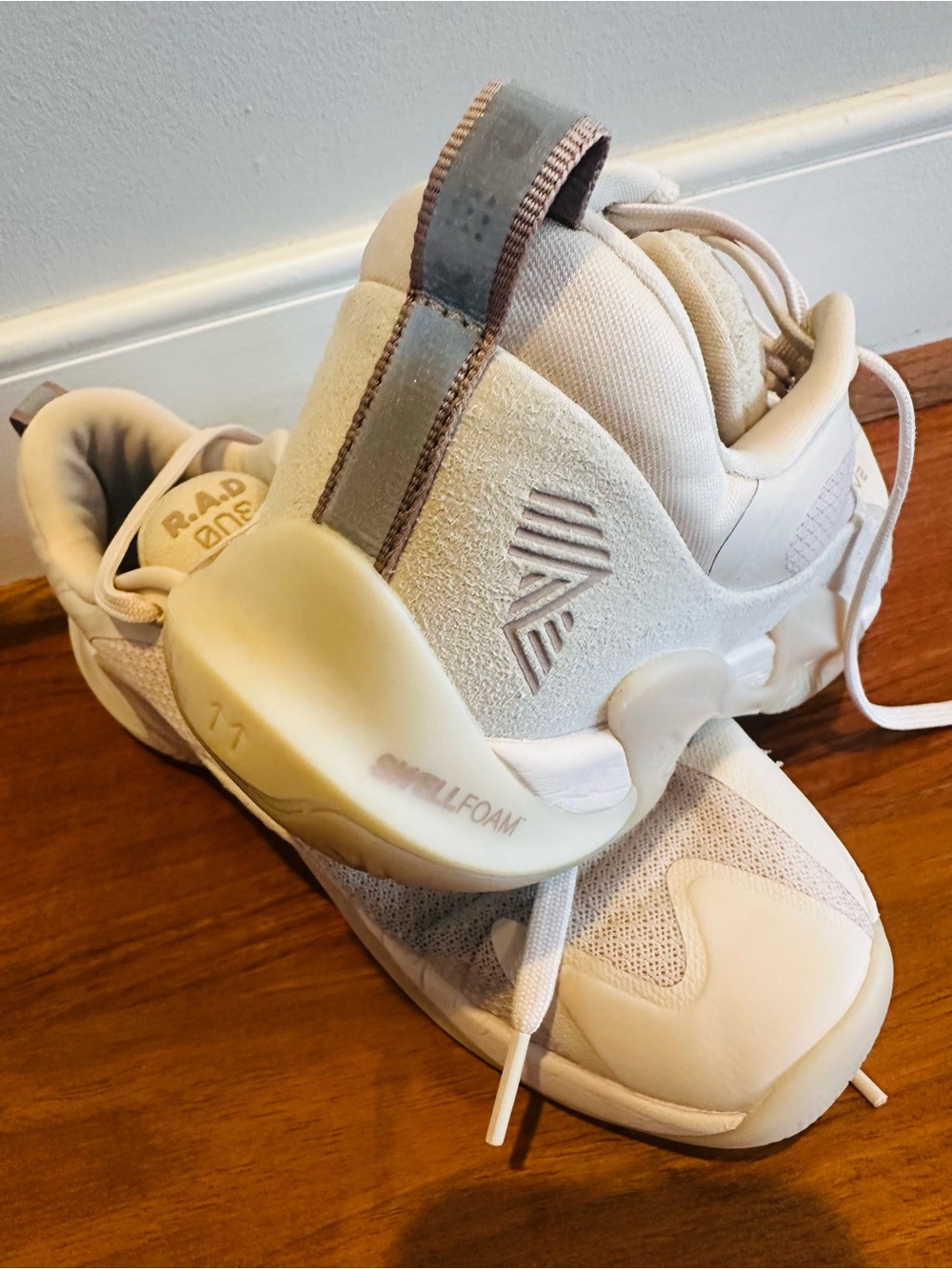 R.A.D. One V2 Crystal Gray Sneakers 6/7.5 - Picture 4 of 12